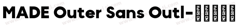 MADE Outer Sans Outl字体转换